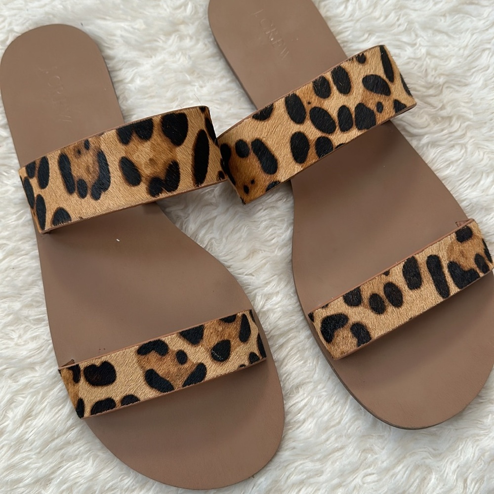 J.Crew Cheetah Print Sandals - Picture 4 of 9